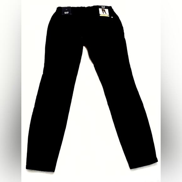 Sz. 8 - GAP Women’s Stretch Skinny Black Jeans, Mid Rise, New with Tags School - Picture 11 of 12